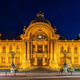 El Palacio CEC en Calea Victoriei. Wikimedia Commons